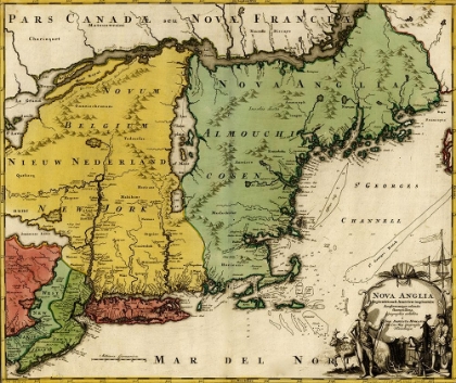Picture of BRITISH COLONIZATION IN CANADA AND NEW ENGLAND 1770