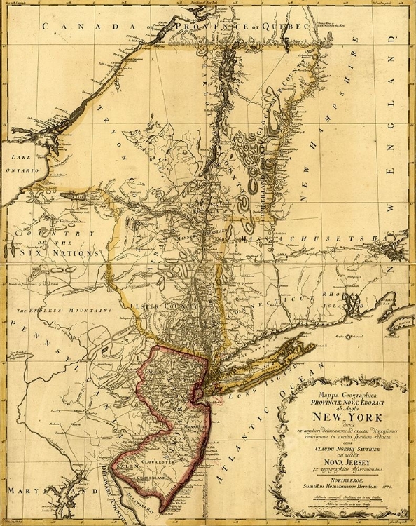 Picture of NEW YORK AND NEW JERSEY DURING THE REVOLUTION 1778