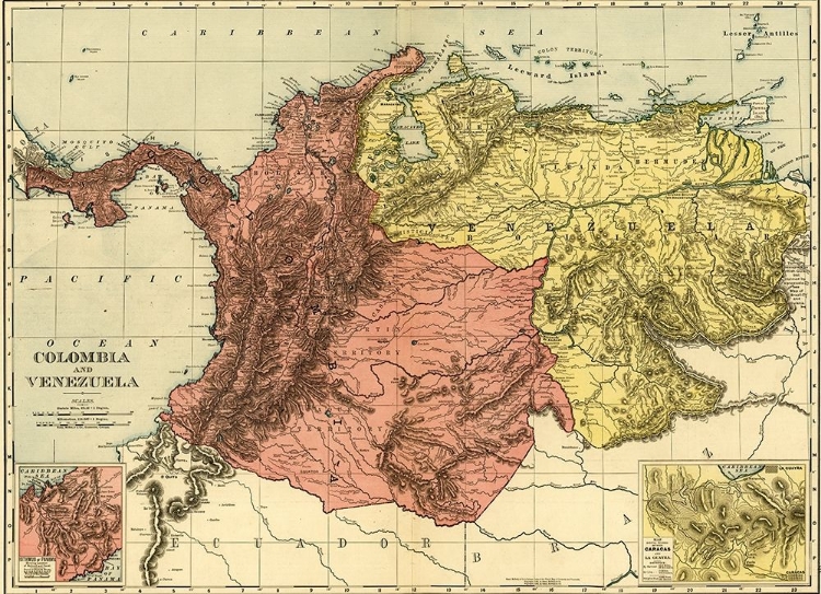 Picture of COLOMBIA AND VENEZUELA 1898