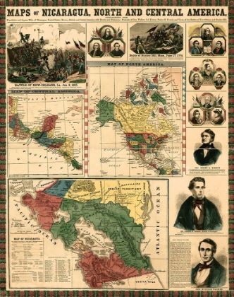 Picture of NICARAGUA AND CENTRAL AMERICA-MEXICO-ISTHMUS OF PANAMA