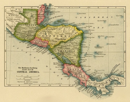 Picture of PANAMA COSTA RICA HONDOURAS GUATAMALA SALVADOR BRITISH HONDURAS 1902