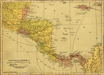 Picture of PANAMA COSTA RICA HONDOURAS GUATAMALA SALVADOR BRITISH HONDURAS 1904