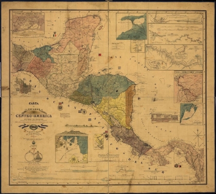 Picture of STATES OF CENTRAL AMERICA 1862