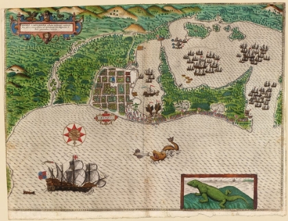Picture of SIR FRANCIS DRAKES WEST VOYAGE TO THE WEST INDIES 1589