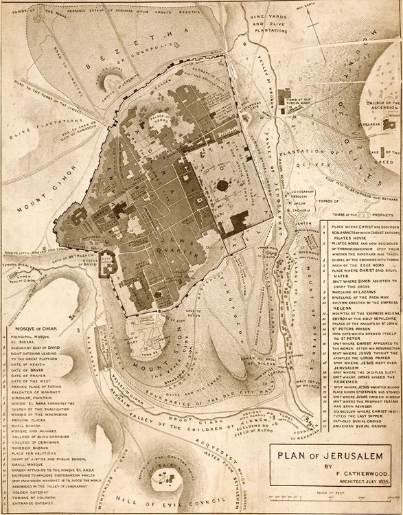 Picture of JERUSALEM 1835