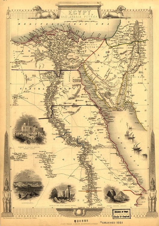 Picture of EGYPT AND ARABIA PETREA