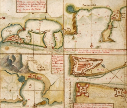 Picture of PORTS IN THE WEST INDIES 1630