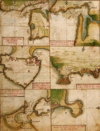 Picture of PORTUGUESE PORTS IN PORTUGAL AND SPAIN 1630