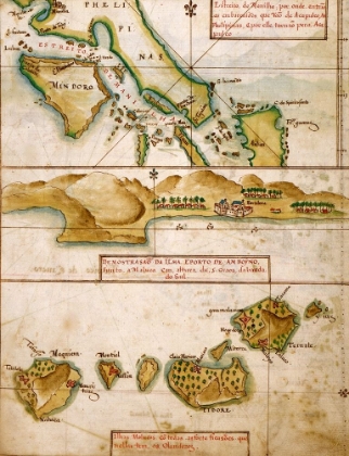 Picture of PORTUGUESE MAP OF THE EAST INDIES AND PHILIPPINES 1630