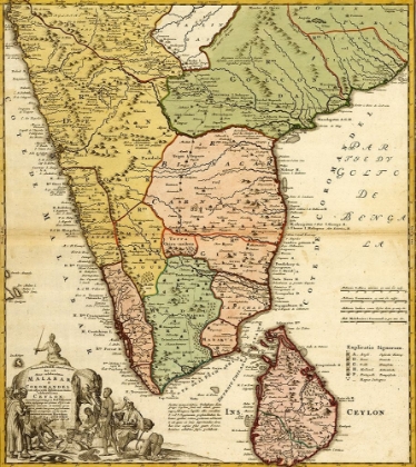 Picture of INDIA CEYLON AND THE MALABAR COAST