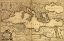 Picture of MEDITERRANEAN DIVIDED INTO ITS PRINCIPAL PARTS 1685