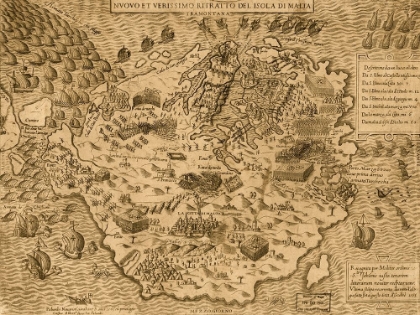 Picture of ISLAND OF MALTA 1568