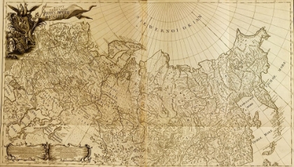 Picture of MAP OF IMPERIAL RUSSIA 1745