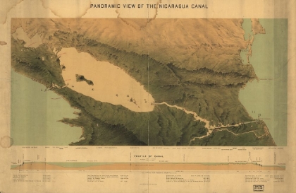 Picture of NICARAGUA ISTHMUS CANAL 1870