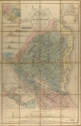 Picture of NICARAGUA ISTHMUS CANAL 1855