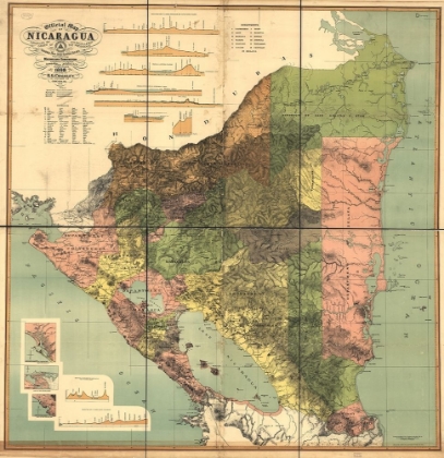 Picture of NICARAGUA ISTHMUS CANAL 1898