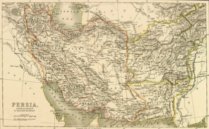 Picture of PERSIA AFGHANISTAN AND BALUCHISTAN 1901