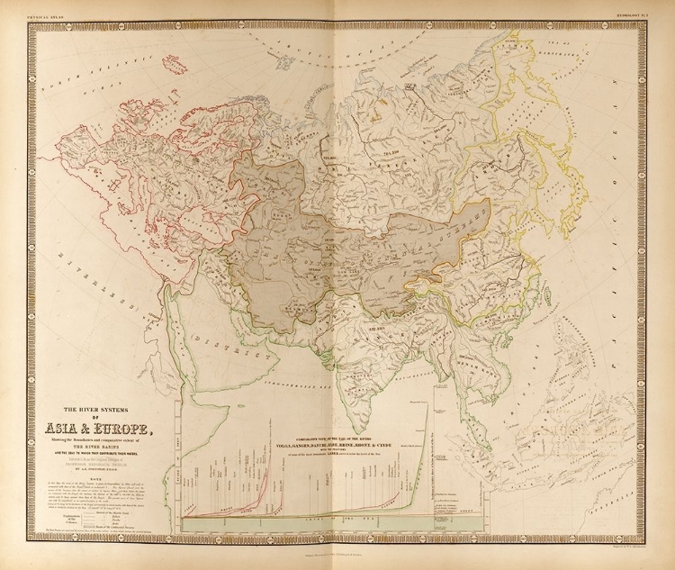 Picture of RIVER SYSTEMS OF ASIA AND EUROPE