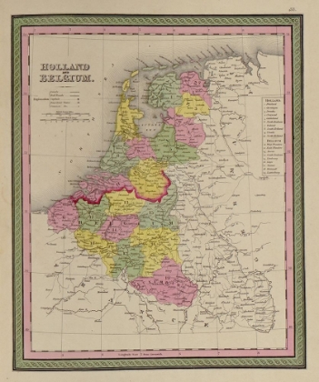 Picture of HOLLAND AND BELGIUM 1849