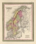 Picture of SWEDEN AND NORWAY 1849