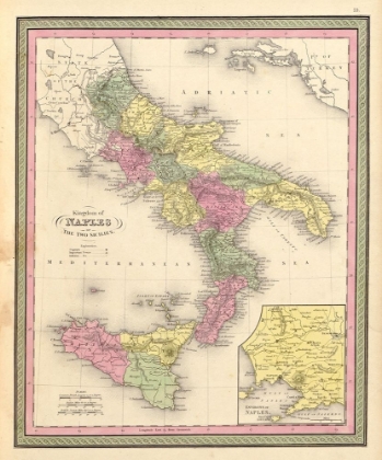 Picture of NAPLES AND THE TWO SICILIES 1849