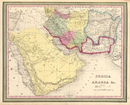 Picture of PERSIA AND ARABIA 1849