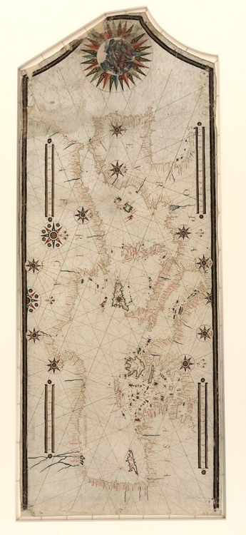 Picture of PORTOLAN CHART OF THE MEDITERANEAN AND CONNECTING SEAS 1580