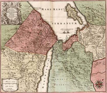 Picture of EGYPT SYRIA AND ARABIA 1700