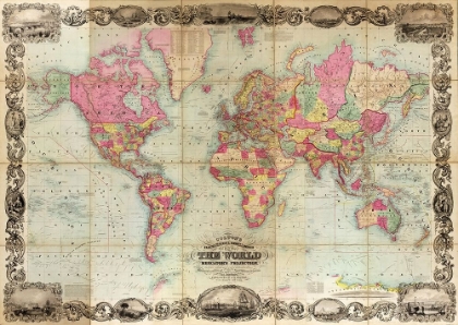 Picture of WORLD MAP 1705