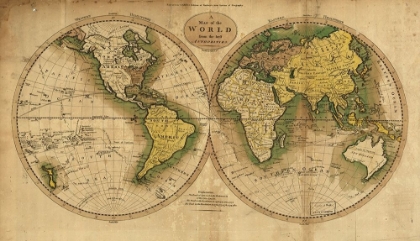Picture of WORLD MAP 1795