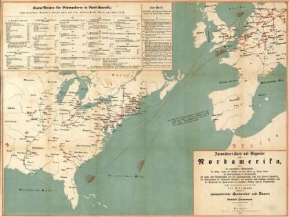 Picture of IMMIGRATION TO NORTH AMERICA 1853