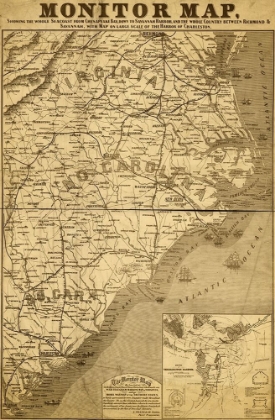 Picture of EASTERN SEABOARD IN 1863