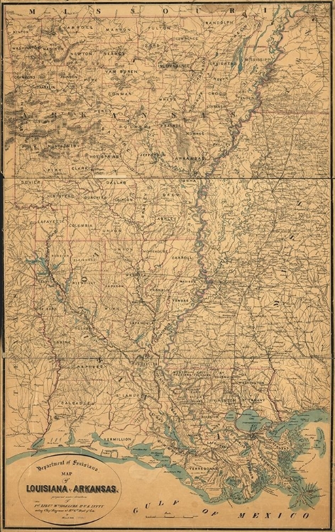 Picture of LOUISIANA AND ARKANSAS