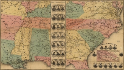 Picture of WESTERN TERRITORY IN THE WAR BETWEEN THE STATES 1861