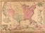 Picture of MILITARY MAP OF THE UNITED STATES 1862