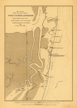 Picture of FORT SUMTER AND WAGNER 1863