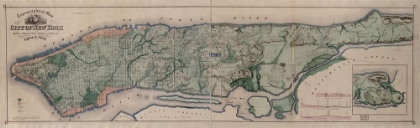 Picture of MANHATTAN ISLAND 1865