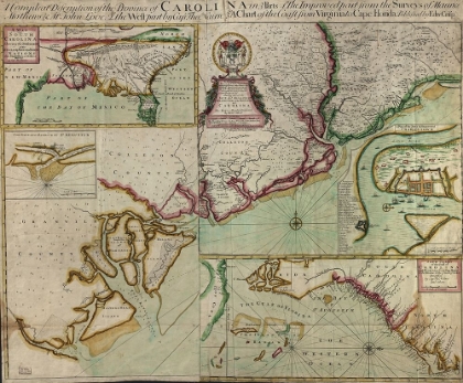 Picture of CAROLINAS IN 1711