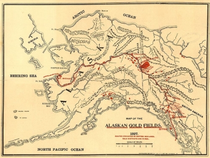 Picture of ALASKAN GOLD FIELDS 1897