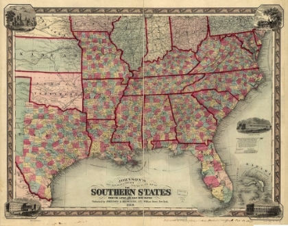 Picture of SOUTHERN STATES BEFORE THE OUTBREAK OF WAR 1860