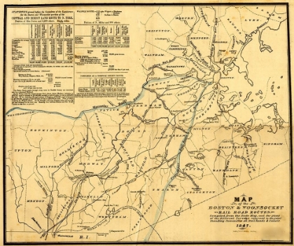 Picture of BOSTON AND WOONSOCKET 1847