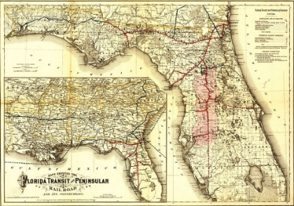 Picture of FLORIDA TRANSIT AND PENINSULA RAIL ROAD 1882