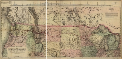 Picture of LAKE SUPERIOR TO THE PACIFIC OCEAN 1867