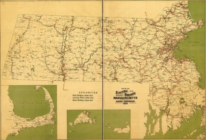 Picture of MASSACHUSETTS ELECTRIC RAILWAYS 1899