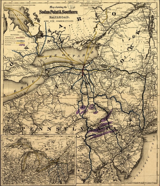 Picture of SODUS POINT AND SOUTHERN 1872