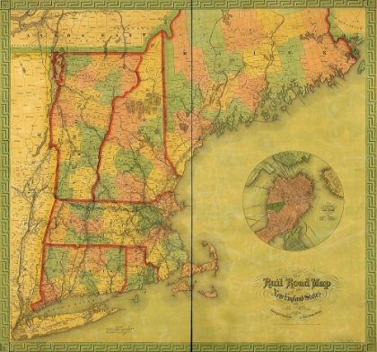Picture of NEW ENGLAND STATES 1854