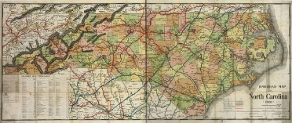 Picture of NORTH CAROLINA 1900 PANORAMA