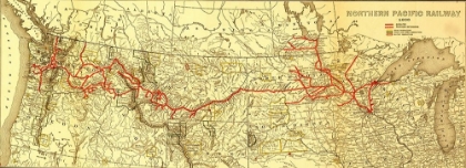 Picture of NORTHERN PACIFIC TRANSCONTINENTAL 1900