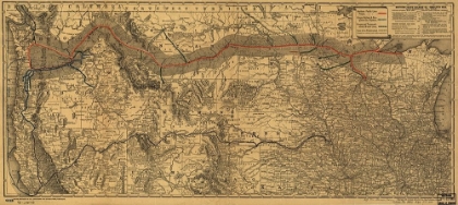Picture of NORTHERN PACIFIC TRANSCONTINENTAL 1882