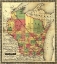 Picture of WISCONSIN SHOWING THE MILWAUKEE AND HORICON RAIL ROAD 1857